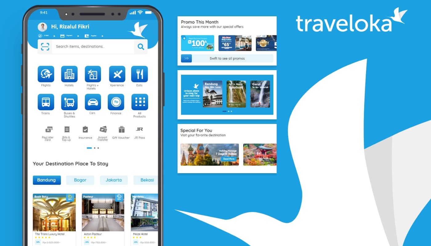 Traveloka - App được sử dụng phổ biến khi đi du lịch