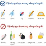 Vật dụng mang vào phòng thi