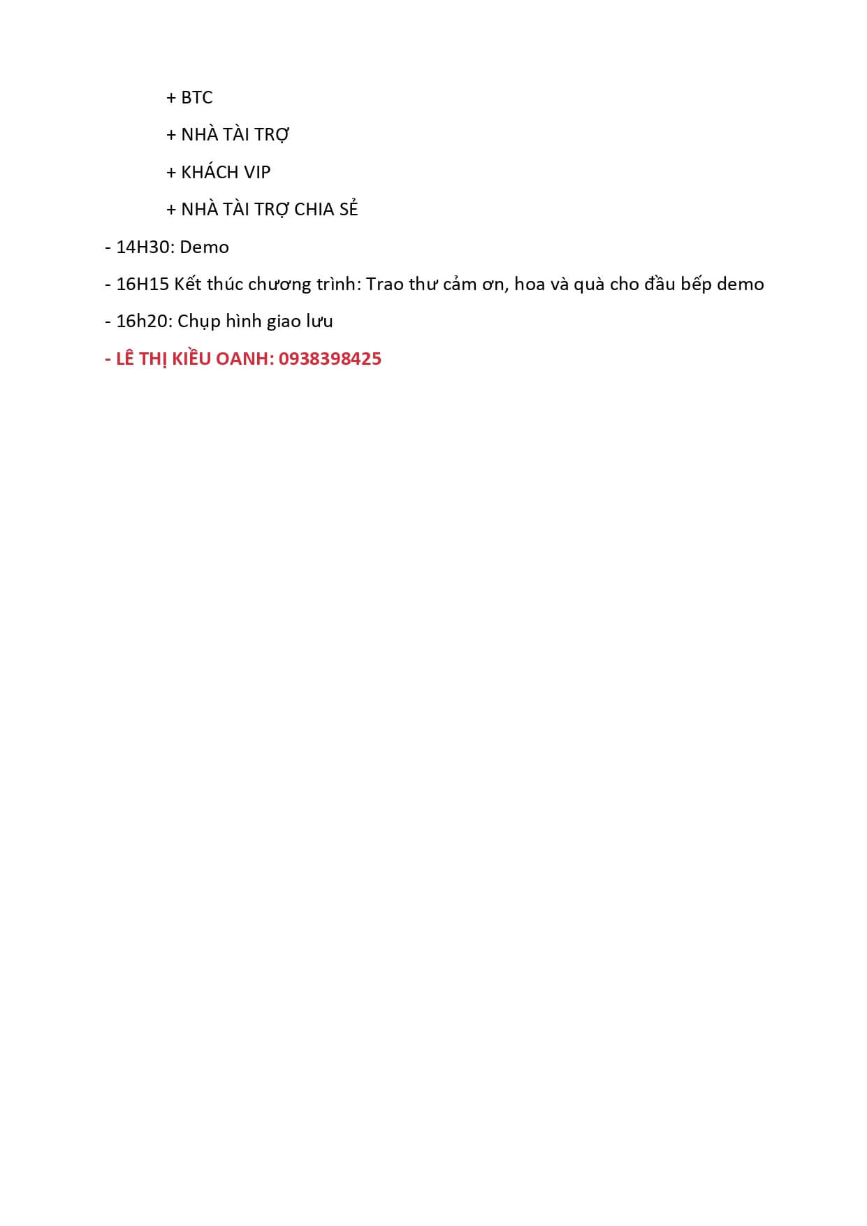 Workshop Ẩm thực - Hương quê