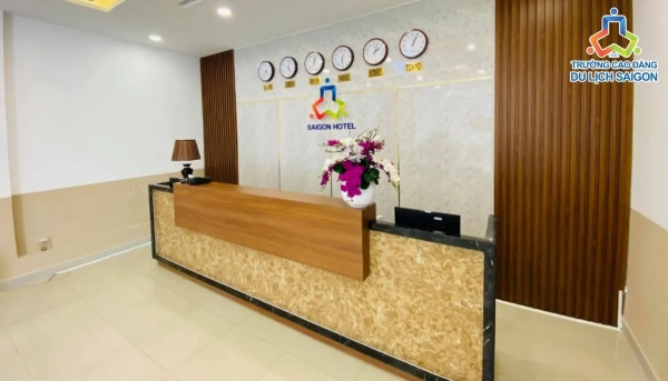 Cao đẳng Du lịch Sài Gòn sở hữu cơ sở vật chất hiện đại và khu thực hành mô phỏng môi trường làm việc thực tế