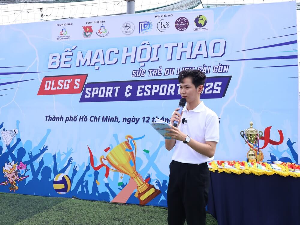 MC Lễ Bế mạc và trao giải Hội thao Sức Trẻ Du lịch Sài Gòn DLSG’s Sport & Esport năm 2025