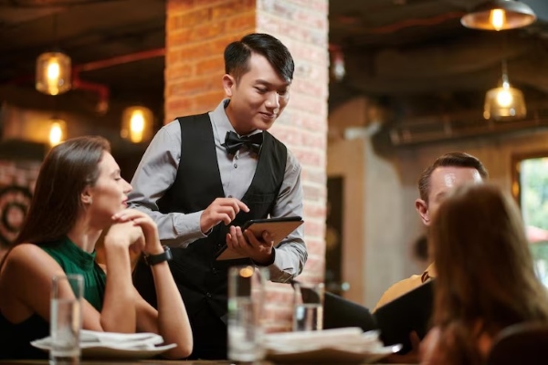 À la carte khác biệt ở việc thực khách gọi món riêng lẻ thay vì chọn từ thực đơn cố định như buffet hay set menu