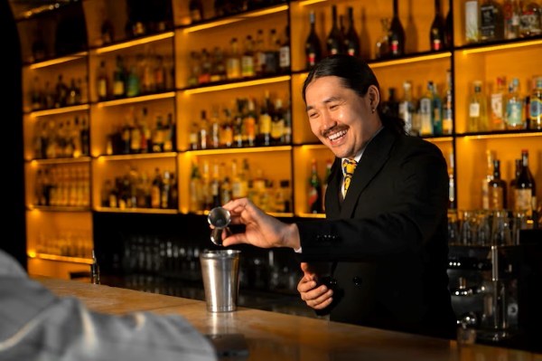 Công việc chính của Bartender là pha chế đồ uống, sáng tạo công thức mới và phục vụ khách hàng tại quầy bar