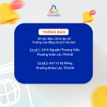 Thông báo về việc điều chỉnh địa chỉ Trường Cao đẳng Du lịch Sài Gòn