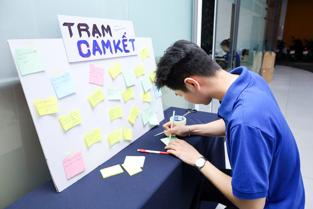 Trạm Cam Kết là một hoạt động ý nghĩa truyền tải thông điệp vì môi trường