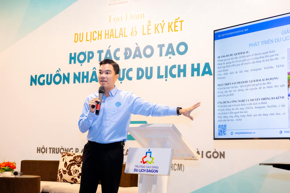 Ông Lê Khắc Hoàng Sơn - Giám đốc Phát triển dự án - Halal Việt Nam (HVN)