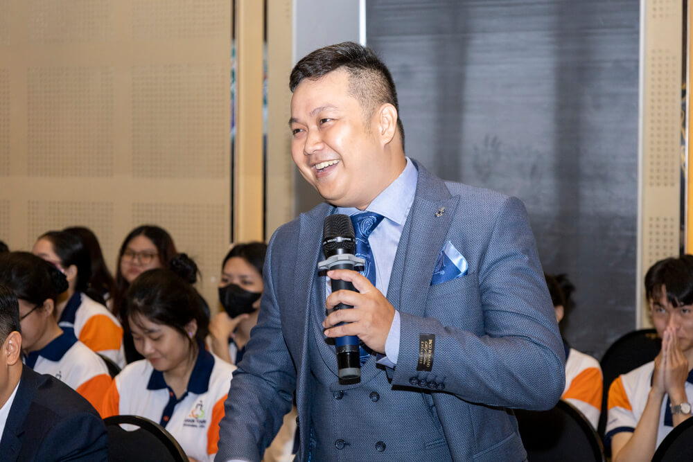 Ông Tạ Lê Nam Đức - CEO Công ty TNHH Sản xuất Thực phẩm TMDV Nhất Nam (Cựu sinh viên lớp CDKS06Đ01) chia sẻ