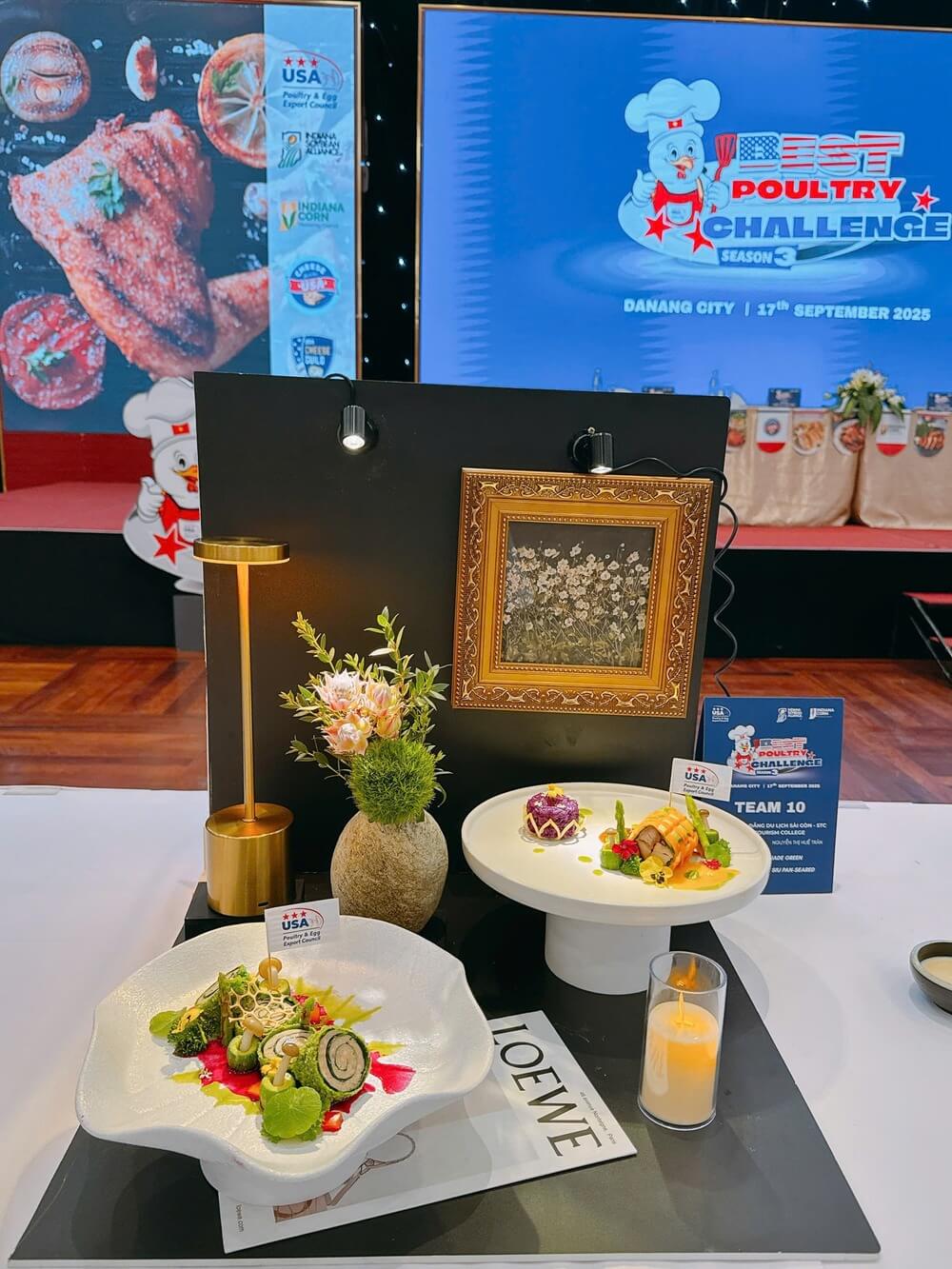 2 món ăn dự thi của team Du lịch Sài Gòn tại Cuộc thi BEST POULTRY CHALLENGE 2025