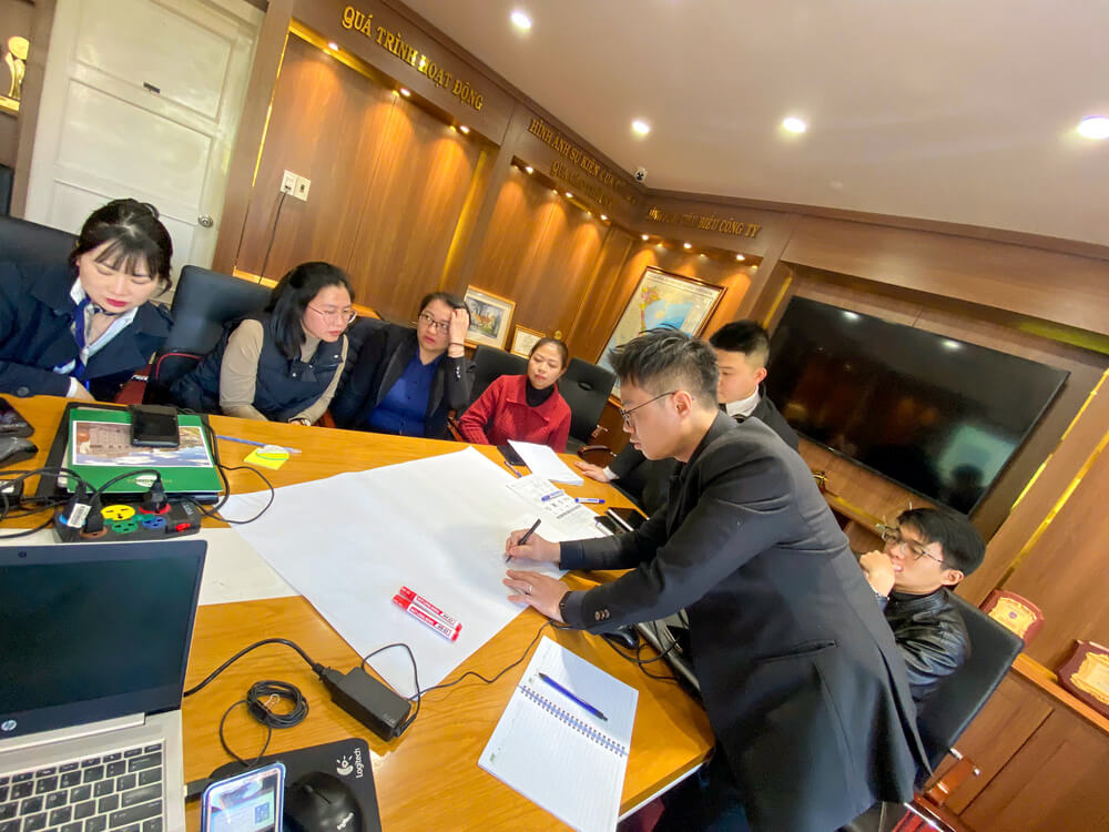 Hoạt động làm bài tập nhóm