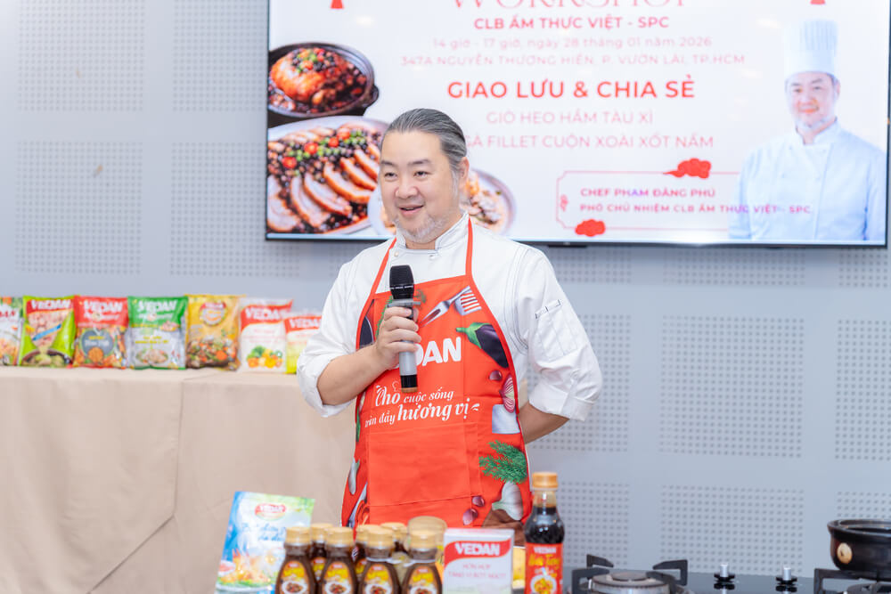 Chef Phạm Đăng Phú - Phó chủ nhiệm CLB Ẩm Thực Việt (SPC)