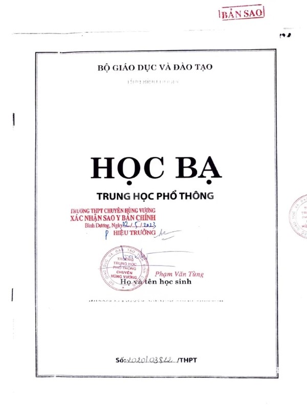 Để đăng ký xét tuyển học bạ năm 2026, thí sinh tự do cần chuẩn bị: học bạ THPT bản sao công chứng, bằng tốt nghiệp THPT tạm thời,...