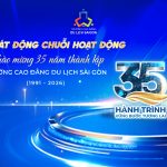 Lễ phát động chào mừng 35 năm ngày thành lập trường Cao đẳng Du lịch Sài Gòn