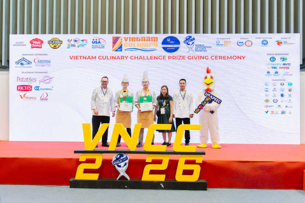 Các thí sinh đạt Huy Chương Đồng tại Vietnam Culinary Challenge 2026