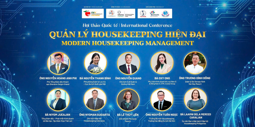 Hội thảo “Modern Housekeeping Management” quy tụ các diễn giả trong và ngoài nước