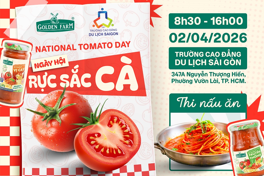 Workshop WORLD TOMATO DAY - SÁNG TẠO TỪ XỐT CÀ CHUA