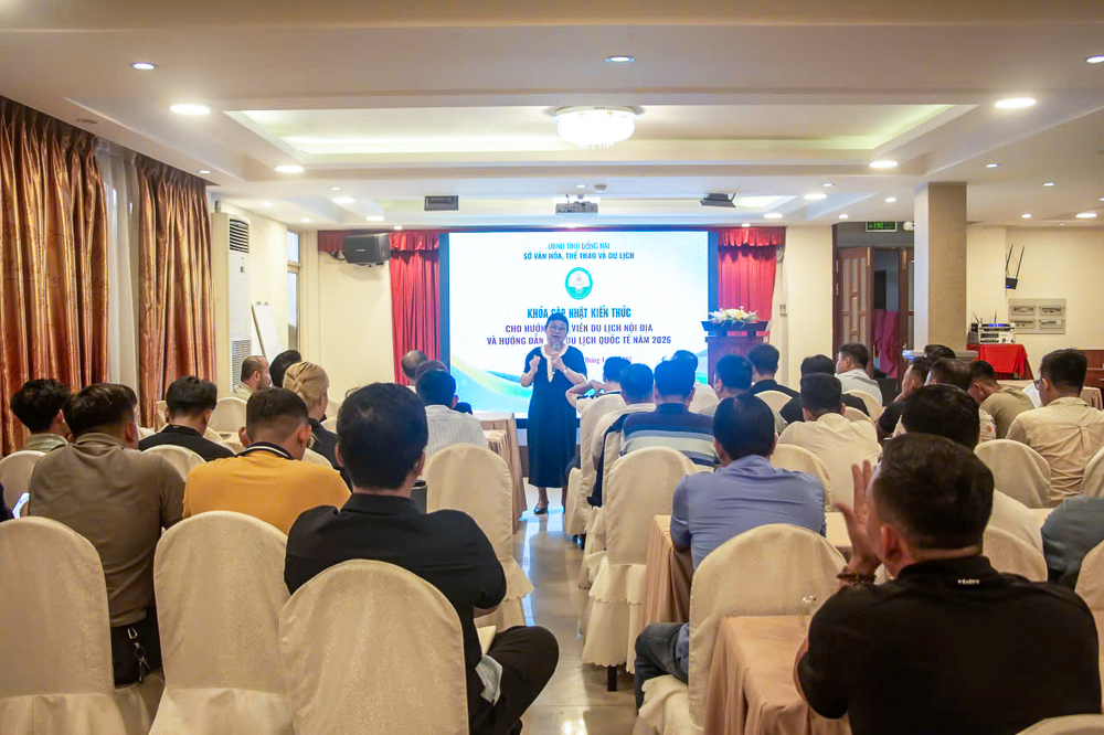 Th.S Võ Thị Cẩm Nhung dạy khóa Cập nhật kiến thức cho Hướng dẫn viên Du lịch nội địa và quốc tế năm 2026 tại Đồng Nai