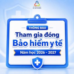 Thông báo tham gia bảo hiểm y tế đến sinh viên